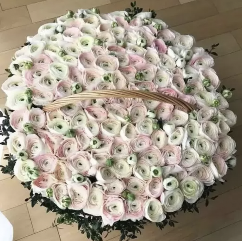 Silk Symphony: 100/200 Ranunculus and Eucalyptus - Image 2